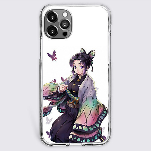 

Demon Slayer: Kimetsu no Yaiba Cartoon Characters Phone Case For Apple iPhone 12 Pro Max 11 SE 2020 X XR XS Max 8 7 Unique Design Protective Case Shockproof Dustproof Back Cover TPU