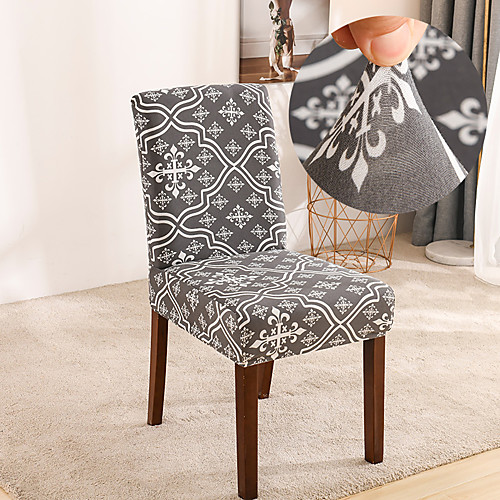 

Abstract School Chair Cover for Dining Room Mandala Print Chairs Covers High Back for Living Room Party Wedding Christmas Decoration