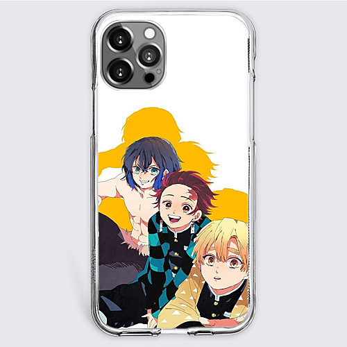 

Demon Slayer: Kimetsu no Yaiba Cartoon Characters Phone Case For Apple iPhone 12 Pro Max 11 SE 2020 X XR XS Max 8 7 iPhone 12 iPhone 11 Unique Design Protective Case Shockproof Dustproof Back Cover