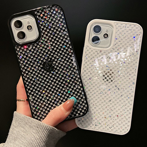 

Phone Case For Apple Back Cover iPhone 12 Pro Max 11 SE 2020 X XR XS Max 8 7 Shockproof Dustproof Glitter Shine TPU