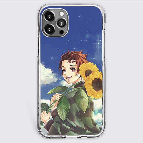 

Demon Slayer: Kimetsu no Yaiba Cartoon Characters Phone Case For Apple iPhone 12 Pro Max 11 SE 2020 X XR XS Max 8 7 Unique Design Protective Case Shockproof Dustproof Back Cover TPU