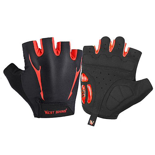 

Bike Gloves / Cycling Gloves Reflective Wearable Breathable Skidproof Fingerless Gloves Sports Gloves Lycra Black / Red Green / Black Black for Adults' Outdoor Exercise Cycling / Bike