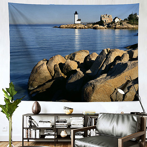 

Landscape Wall Tapestry Art Decor Blanket Curtain Hanging Home Bedroom Living Room Decoration Ocean