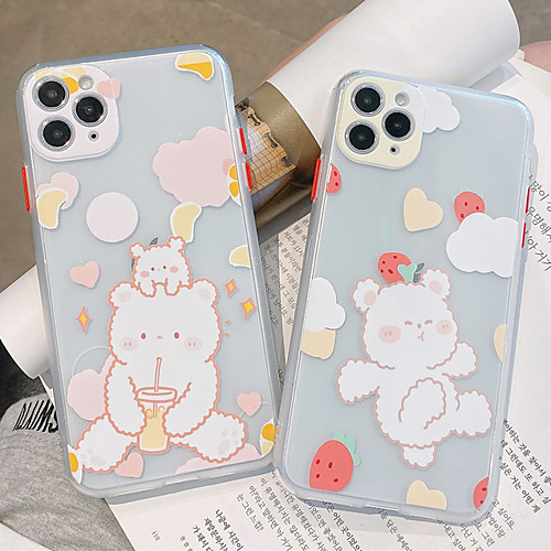 

Phone Case For Apple Back Cover iPhone 12 Pro Max 11 SE 2020 X XR XS Max 8 7 Shockproof Dustproof Cartoon TPU