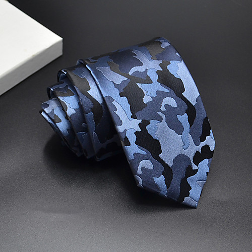 

Men's Party Necktie - Print Stylish / Pure Color