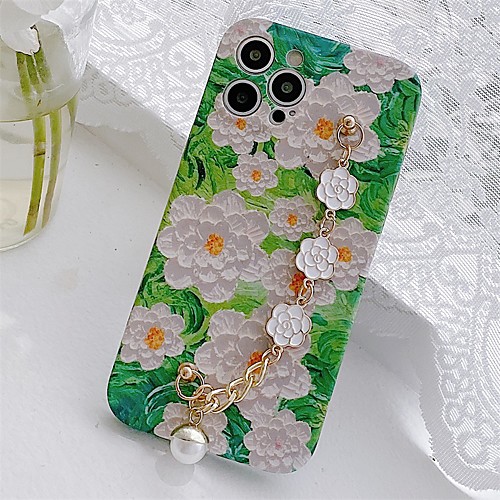 

Phone Case For Apple Back Cover iPhone 12 Pro Max 11 SE 2020 X XR XS Max 8 7 Shockproof Dustproof Flower TPU
