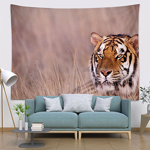 

Landscape Tiger Wall Tapestry Art Decor Blanket Curtain Hanging Home Bedroom Living Room Decoration
