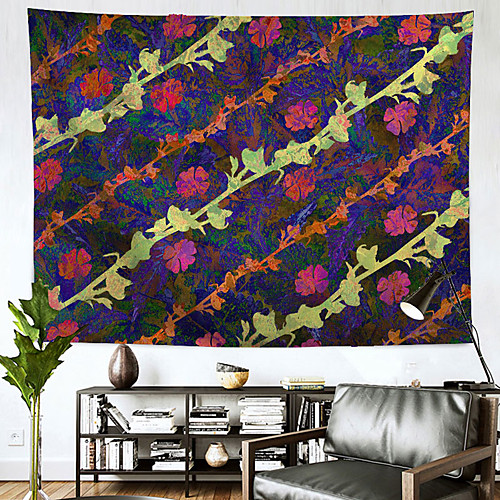 

Painting Style Wall Tapestry Art Decor Blanket Curtain Hanging Home Bedroom Living Room Decoration Polyester