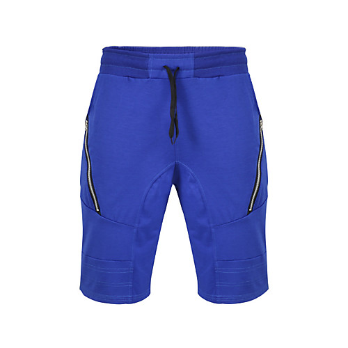 

Men's Casual Sports Sports Casual Sports Shorts Pants Print Knee Length Classic Zipper Yellow Light Grey Royal Blue Black Dark Gray