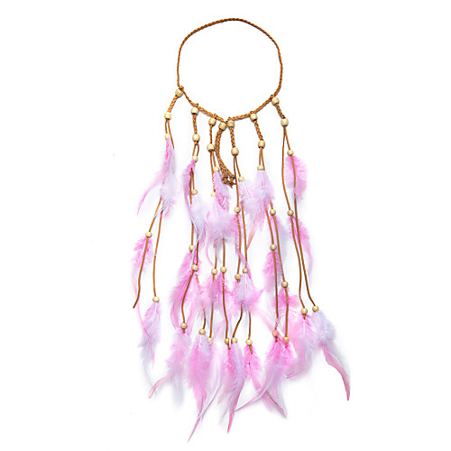 

lureme Hippie Feather Headband for Women-Indian Headwear Costume Headdress Feather Hair Accessories (hb000010-2)