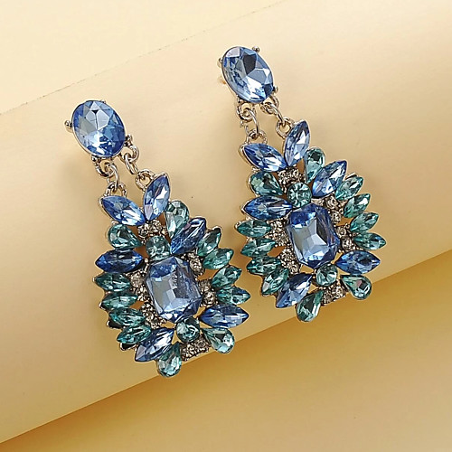 

Women's Drop Earrings Earrings Wedding Birthday Simple Elegant Fashion Vintage Holiday Earrings Jewelry Blue For Wedding Birthday Gift Date 1 Pair