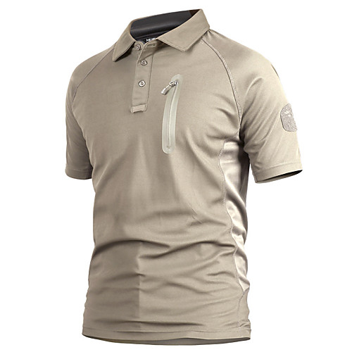 

Men's Short Sleeve Shirt Cargo Tactical Military Pullover Hiking Tee shirt Outdoor Summer T-Shirt Army Combat Golf Shirts Breathable Quick Dry Wear Resistance