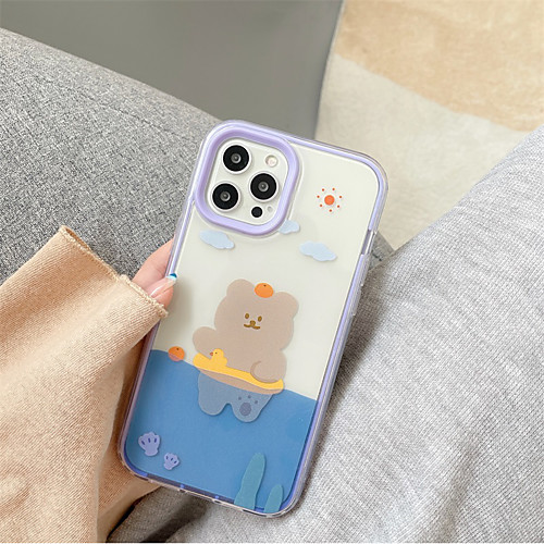 

Phone Case For Apple Back Cover iPhone 12 Pro Max 11 SE 2020 X XR XS Max 8 7 Shockproof Dustproof Cartoon TPU