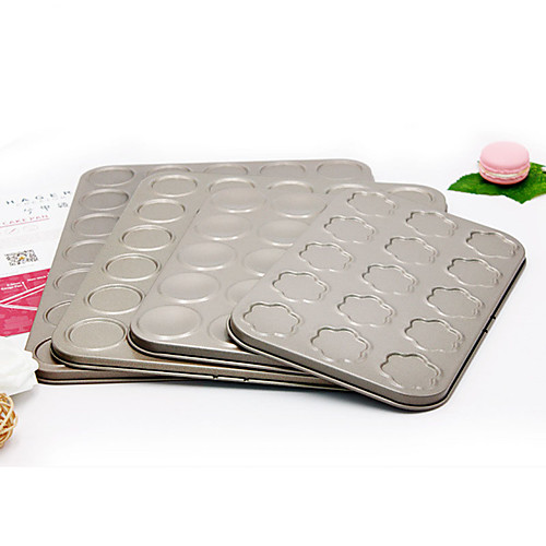 

Macaron Mold with 15-30-35 Grid Non-stick Cookie Baking Tray for Household Baking Cake Oven Rectangular