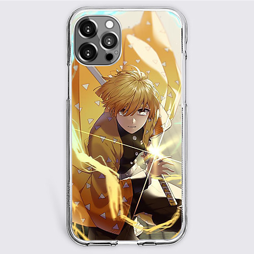 

Demon Slayer: Kimetsu no Yaiba Cartoon Characters Phone Case For Apple iPhone 12 Pro Max 11 SE 2020 X XR XS Max 8 7 Unique Design Protective Case Shockproof Dustproof Back Cover TPU