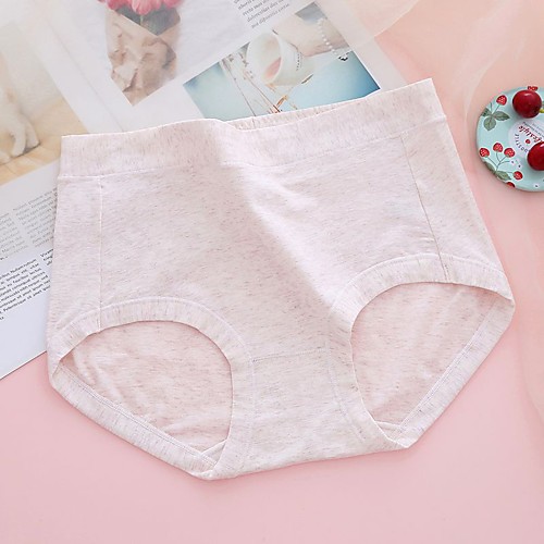 

Women's Classic Style Briefs Underwear Mid Rise Cotton Blushing Pink L