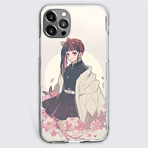 

Demon Slayer: Kimetsu no Yaiba Cartoon Characters Phone Case For Apple iPhone 12 Pro Max 11 SE 2020 X XR XS Max 8 7 Unique Design Protective Case Shockproof Dustproof Back Cover TPU