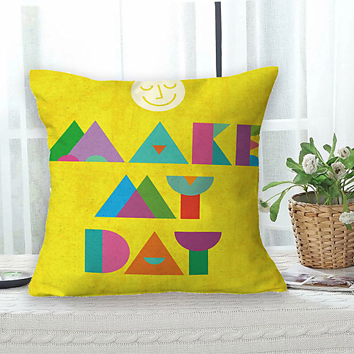 

Slogan Double Side Cushion Cover 1PC Soft Decorative Square Throw Pillow Cover Cushion Case Pillowcase for Bedroom Livingroom Superior Quality Machine Washable Outdoor Cushion for Sofa Couch Bed Chair