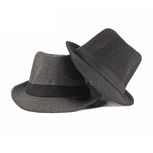 

Men's Protective Hat Party Dailywear Classic Retro Color Block Black Hat