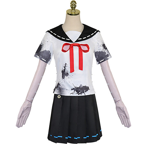 

Witch Movie / TV Theme Costumes Cosplay Costume Adults' Women's Halloween Halloween Halloween Easter Festival / Holiday Terylene White Women's Easy Carnival Costumes Printing / Cravat / Top / Gloves