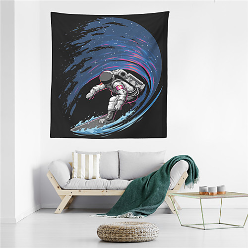 

Astronaut Wall Tapestry Art Decor Blanket Curtain Hanging Home Bedroom Living Room Decoration Polyester