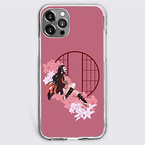 

Demon Slayer: Kimetsu no Yaiba Cartoon Characters Phone Case For Apple iPhone 12 Pro Max 11 SE 2020 X XR XS Max 8 7 Unique Design Protective Case Shockproof Dustproof Back Cover TPU