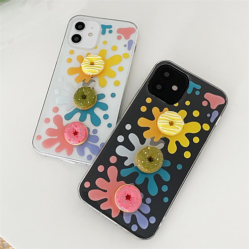 

Phone Case For Apple Back Cover iPhone 12 Pro Max 11 SE 2020 X XR XS Max 8 7 Shockproof Dustproof Cartoon Transparent TPU