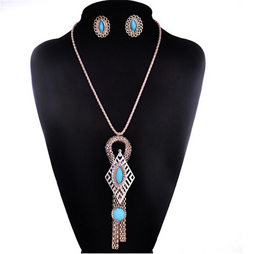 

May Polly New fashion jewelry set tassel women's Long Necklace