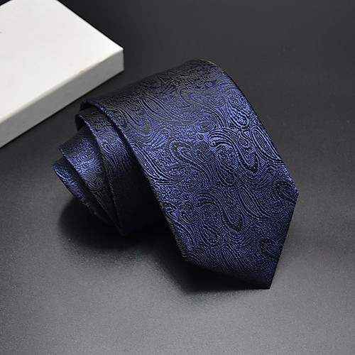 

Men's Party Necktie - Print Stylish / Pure Color