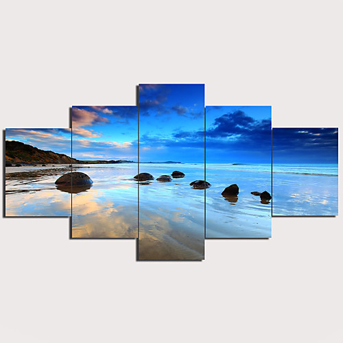 

5 Panels Wall Art Canvas Prints Painting Artwork Picture New Zealand Landscape Painting Home Decoration Decor Rolled Canvas No Frame Unframed Unstretched