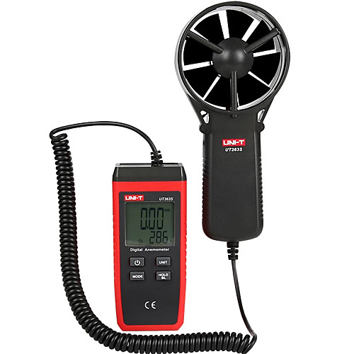 

UNI-T UT363S Split Type Digital Anemometer Precise Wind Speed Sensor Large LCD Display Wind Scale Display Data Retention