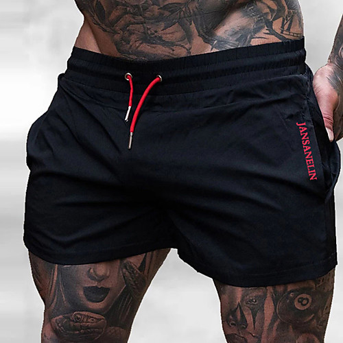 

Men's Shorts Sports Outdoor Sports Casual Sports Sweatpants Shorts Pants Animal Short Print Black / Red Black / White Black Black / Green