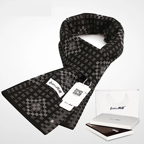 

Men's Rectangle Scarf Daily As Per Picture Scarf Color Block