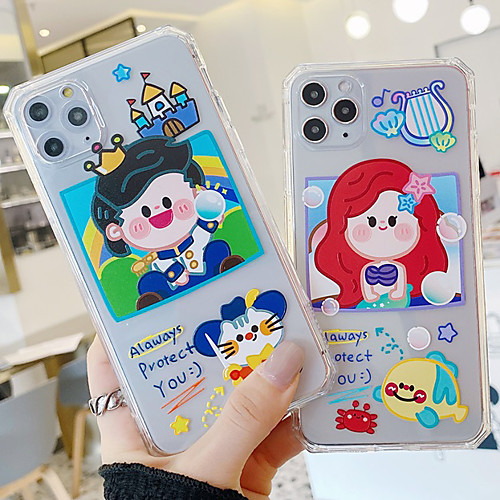 

Phone Case For Apple Back Cover iPhone 12 Pro Max 11 SE 2020 X XR XS Max 8 7 Shockproof Dustproof Cartoon TPU