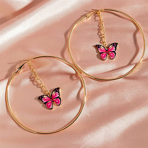 

Women's Drop Earrings Earrings Classic Animal Elegant Fashion Holiday Cute Earrings Jewelry Rose Red For Prom Date Birthday Beach Festival 1 Pair