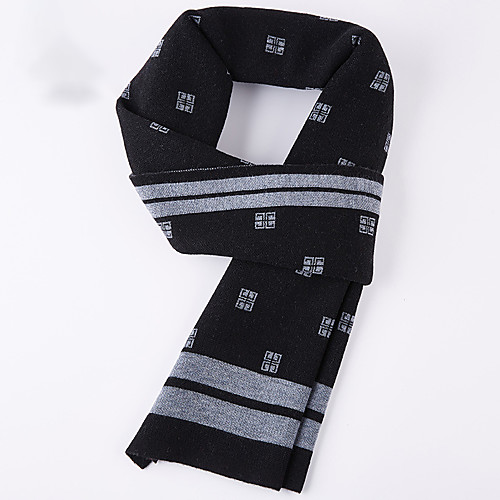 

Men's Rectangle Scarf Daily As Per Picture Scarf Lattice