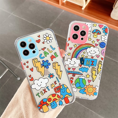 

Phone Case For Apple Back Cover iPhone 12 Pro Max 11 SE 2020 X XR XS Max 8 7 Shockproof Dustproof Cartoon TPU