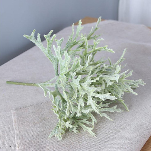 

30cm Imitation Plant Flocking Antler Leaf Vase Flower Arrangement Accessories