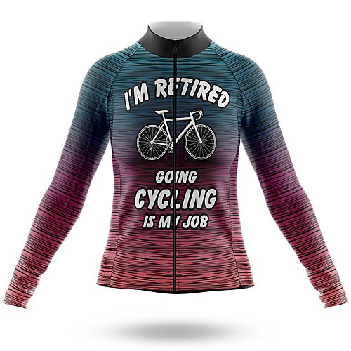 

21Grams Women's Long Sleeve Cycling Jersey Spandex Red Bike Top Mountain Bike MTB Road Bike Cycling Quick Dry Moisture Wicking Sports Clothing Apparel / Stretchy / Athleisure