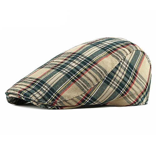 

Men's Protective Hat Party Dailywear Classic Retro Color Block Black Hat