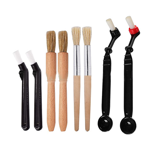

Hot Selling Coffee Maker Cleaning Brush 8-Piece Soymilk Maker Cleaning Brush Log Handle No Cleaning Bristle Brush