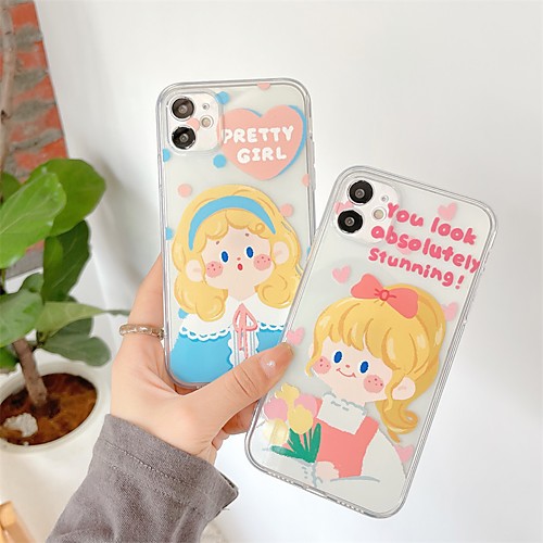 

Phone Case For Apple Back Cover iPhone 12 Pro Max 11 SE 2020 X XR XS Max 8 7 6 Shockproof Dustproof Cartoon TPU