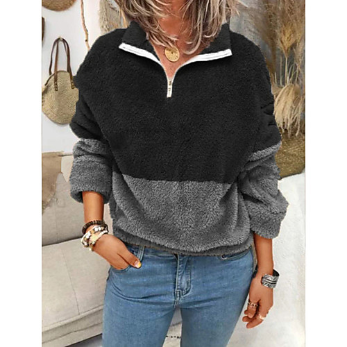 

Women's Sweatshirt Pullover Solid Color Casual Daily Sports Sportswear Streetwear Hoodies Sweatshirts Wine Red Blue Purple