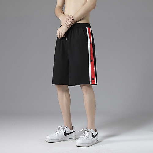 

Men's Shorts Casual / Sporty Chinos Sweatpants Pants Plain Gray Black