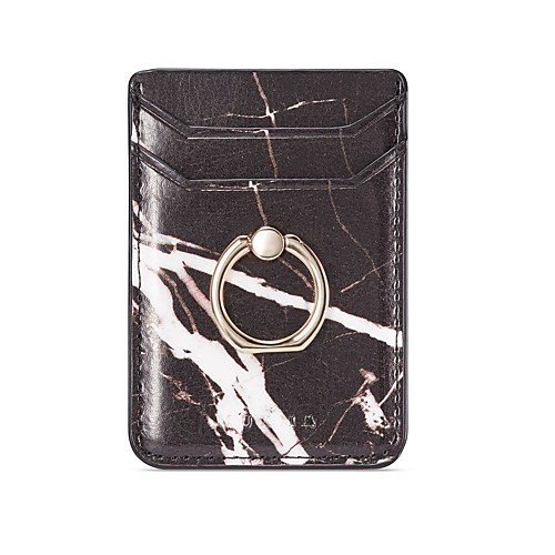 

Phone Case For Xiaomi Apple Samsung Galaxy Back Cover Universal Portable Card Holder Anti-lost Marble TPU