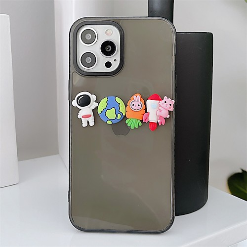 

Phone Case For Apple Back Cover iPhone 12 Pro Max 11 SE 2020 X XR XS Max 8 7 Shockproof Dustproof Cartoon Transparent TPU