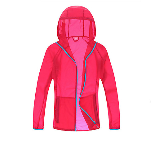 

Women's Coat Sports Summer Regular Coat Standard Fit Sports Jacket Solid Color Modern Style Female white Female rose red