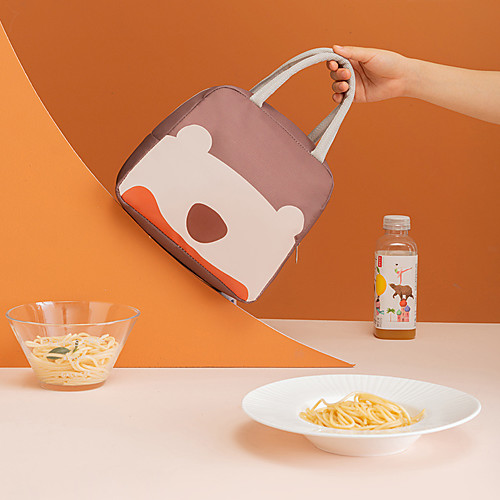 

Cartoon Cute Thermal Insulation Bag Lunch Box Bag Portable Lunch Bag Large Portable Hand Carry Cute Cartoon Lunch Bag