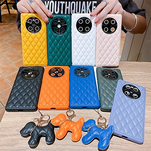 

Phone Case For Huawei Back Cover P40 P40 Pro Mate 40 Pro P30 P30 Pro Mate 30 Mate 30 Pro Shockproof Dustproof Solid Colored PU Leather