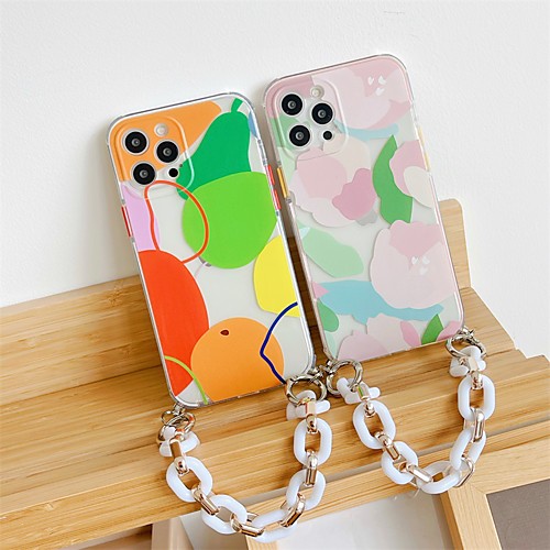 

Phone Case For Apple Back Cover iPhone 12 Pro Max 11 SE 2020 X XR XS Max 8 7 Shockproof Dustproof Geometric Pattern TPU